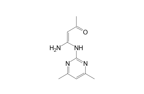 (3Z)-4-Amino-4-[(4,6-dimethyl-2-pyrimidinyl)amino]-3-buten-2-one