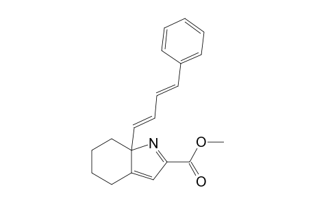 7a-[(1E,3E)-4-phenylbuta-1,3-dienyl]-4,5,6,7-tetrahydroindole-2-carboxylic acid methyl ester