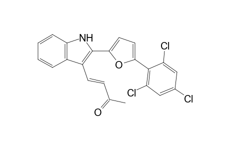 (3E)-4-{2-[5-(2,4,6-Trichlorophenyl)-2-furyl]-1H-indol-3-yl}but-3-en-2-one