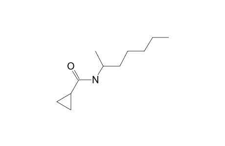 Cyclopropanecarboxamide, N-hept-2-yl-