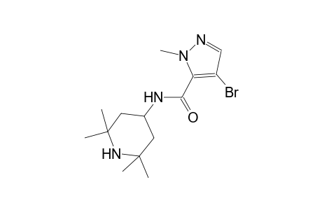 4-bromo-1-methyl-N-(2,2,6,6-tetramethyl-4-piperidinyl)-1H-pyrazole-5-carboxamide