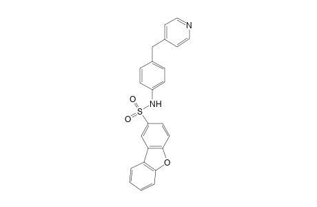 N-[4-(4-pyridylmethyl)phenyl]dibenzofuran-2-sulfonamide