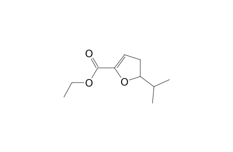2-Furancarboxylic acid, 4,5-dihydro-5-(1-methylethyl)-, ethyl ester, (.+-.)-