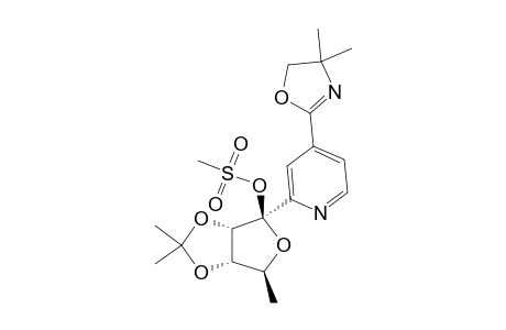 2-(5-DEOXY-2,3-O-ISOPROPYLIDENE-1-O-MESYL-BETA-D-RIBOFURANOSYL)-4-(4,5-DIHYDRO-4,4-DIMETHYL-OXAZOL-2-YL)-PYRIDINE