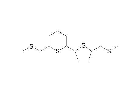 2-(methylsulfanylmethyl)-6-[5-(methylsulfanylmethyl)tetrahydrothiophen-2-yl]tetrahydrothiopyran