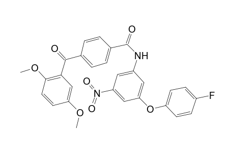 4-(2,5-Dimethoxy-benzoyl)-N-[3-(4-fluoro-phenoxy)-5-nitro-phenyl]-benzamide