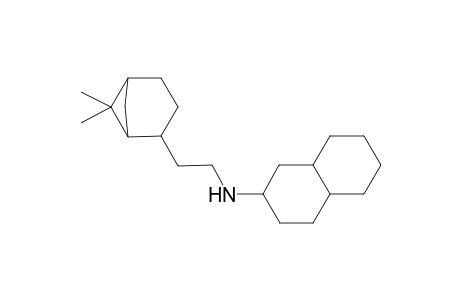 Bicyclo[3.1.1]heptane-2-ethanamine, N-(decahydro-2-naphthalenyl)-6,6-dimethyl-
