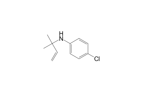 Benzenamine, 4-chloro-N-(1,1-dimethyl-2-propenyl)-