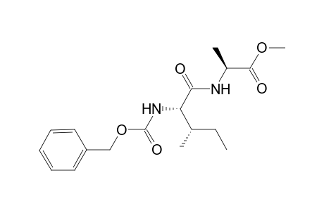 Alanine, N-(N-benzyloxycarbonyl-L-isoleucyl)-, methyl ester