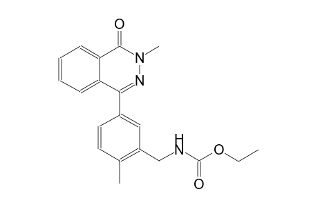 ethyl 2-methyl-5-(3-methyl-4-oxo-3,4-dihydro-1-phthalazinyl)benzylcarbamate