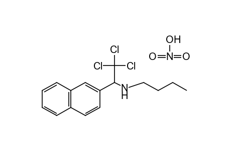 N-BUTYL-alpha-(TRICHLOROMETHYL)-2-NAPHTHALENEMETHYLAMINE, NITRATE