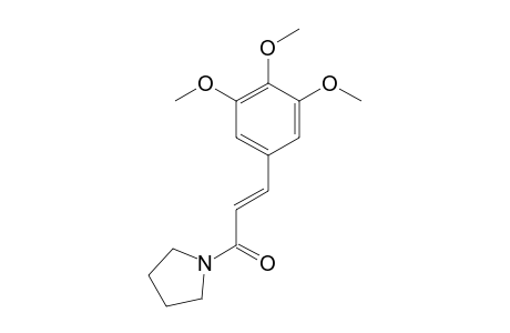 N-(2E)-[3-(3',4',5'-TRIMETHOXYPHENYL)-PROP-2-ENOYL]-PYRROLIDINE