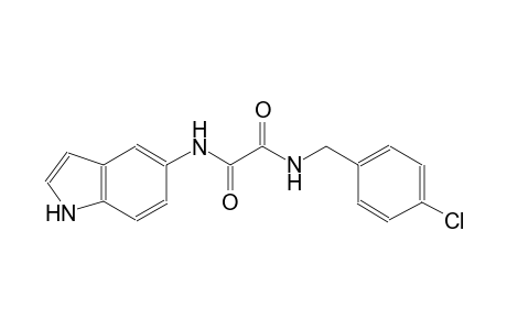 ethanediamide, N~1~-[(4-chlorophenyl)methyl]-N~2~-(1H-indol-5-yl)-