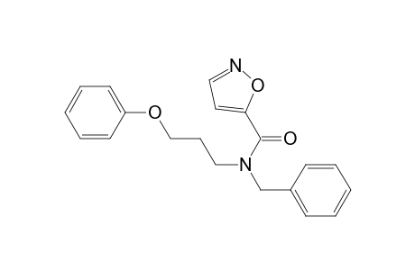 5-Isoxazolecarboxamide, N-(3-phenoxypropyl)-N-(phenylmethyl)-