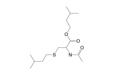 N-Acetyl-S-(3-methylbutyl)-L-cysteine, 3-methylbutyl ester