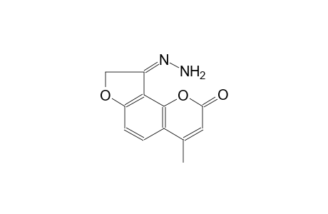 2H-furo[2,3-h][1]benzopyran-2,9(8H)-dione, 4-methyl-, 9-hydrazone,(9E)-