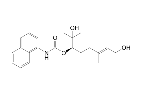Naphthalen-1-ylcarbamic acid (R)-6-hydroxy-1-(1-hydroxy-1-methylethyl)-4-methylhex-4-enyl ester