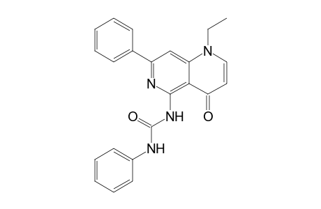 1-(1-Ethyl-4-keto-7-phenyl-1,6-naphthyridin-5-yl)-3-phenyl-urea