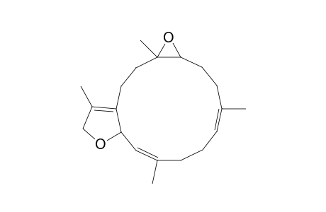 Cyclotetradeca[b]furan-7(4H)-one, 2,5,6,8,9,12,13,15a-octahydro-3,6,10,14-tetramethyl-