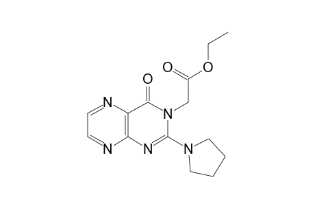3-(2-ETHOXYCARBONYLMETHYL)-2-(1-PYRROLIDINYL)-4(3H)-PTERIDINONE