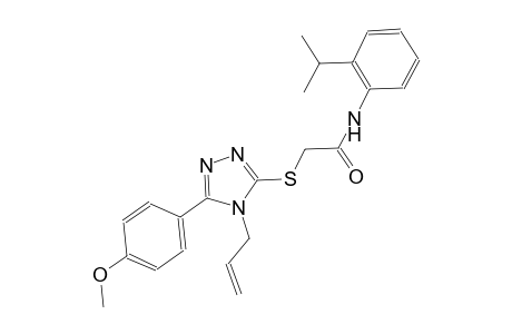 2-{[4-allyl-5-(4-methoxyphenyl)-4H-1,2,4-triazol-3-yl]sulfanyl}-N-(2-isopropylphenyl)acetamide
