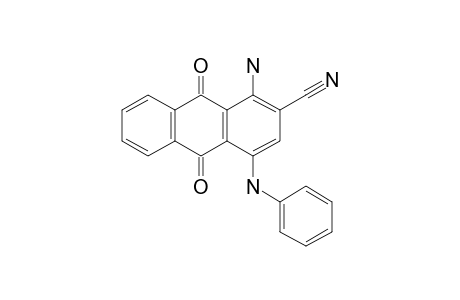 1-amino-9,10-diketo-4-(phenylamino)anthracene-2-carbonitrile