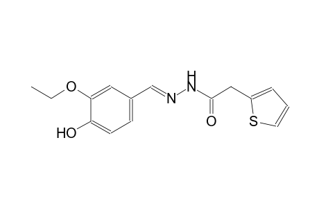 2-thiopheneacetic acid, 2-[(E)-(3-ethoxy-4-hydroxyphenyl)methylidene]hydrazide