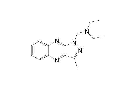 1-Diethylaminomethyl-3-methyl-1H-pyrazolo[3,4-b]quinoxaline