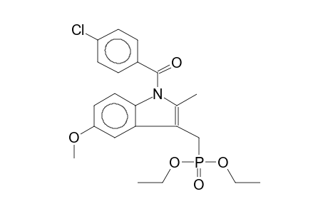 O,O-DIETHYL(1-PARA-CHLOROBENZOYL-2-METHYL-5-METHOXYINDOL-3-YLMETHYL)PHOSPHONATE