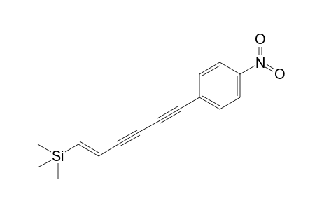 Trimethyl-[(E)-6-(4-nitrophenyl)hex-1-en-3,5-diynyl]silane