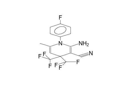 1-(PARA-FLUOROPHENYL)-2-AMINO-3-CYANO-4,4-BIS(TRIFLUOROMETHYL)-6-METHYL-1,4-DIHYDROPYRIDINE