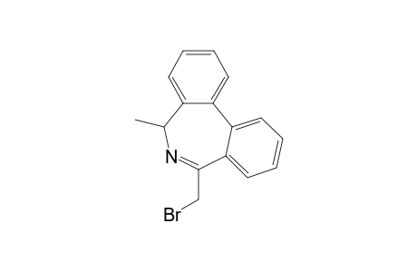 5H-Dibenz[c,e]azepine, 7-(bromomethyl)-5-methyl-, (.+-.)-