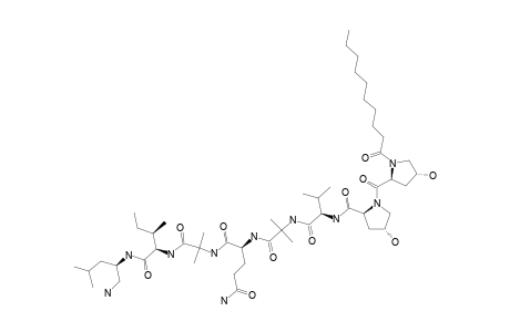 CICADAPEPTIN_II;N-DECANOYL-HYP-HYP-VAL-AIB-ILE-C-TERMINAL
