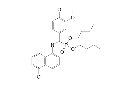 DIBUTYL-(4-HYDROXY-3-METHOXYPHENYL)-(5-HYDROXYNAPHTHALEN-1-YL-AMINO)-METHYLPHOSPHONATE