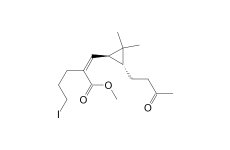 (1R,3R)-cis-2-(3-iodopropyl)-3-[2,2-dimethyl-3-(3-oxobutyl)-cyclopropyl]-2-propenoic acid methyl ester