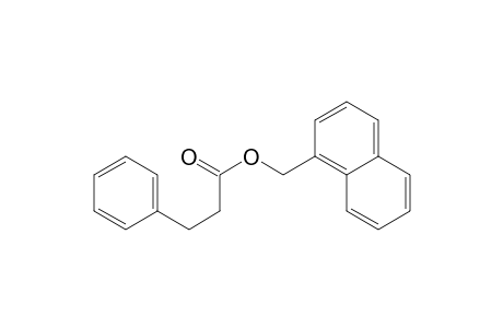 1-Naphthylmethyl 3-phenylpropanoate