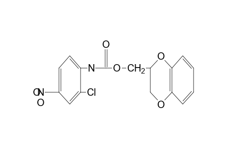 2-chloro-4-nitrocarbanilic acid, (1,4-benzodioxan-2-yl)methyl ester