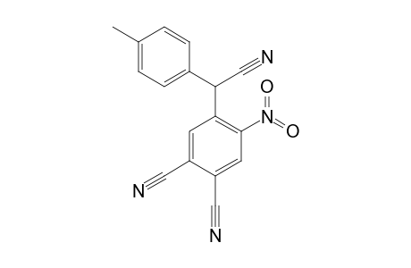4-[(4-Methylphenyl)(cyano)methyl]-5-nitrobenzene-1,2-dicarbonitrile