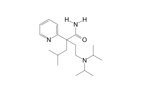 alpha-[2-DIISOPROPYLAMINO)ETHYL]-alpha-ISOBUTYL-2-PYRIDINEACETAMIDE