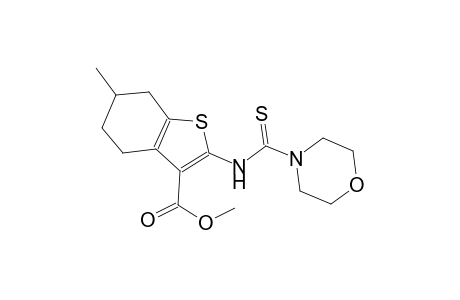 methyl 6-methyl-2-[(4-morpholinylcarbothioyl)amino]-4,5,6,7-tetrahydro-1-benzothiophene-3-carboxylate