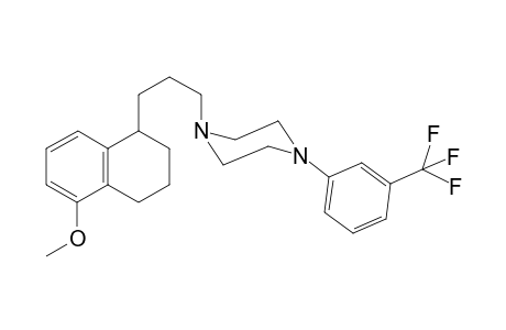 4-[3-(5-Methoxy-1,2,3,4-tetrahydronaphthlen-1-yl)-n-propyl]-1-[3-(trifluoromethyl)phenyl]piperazine