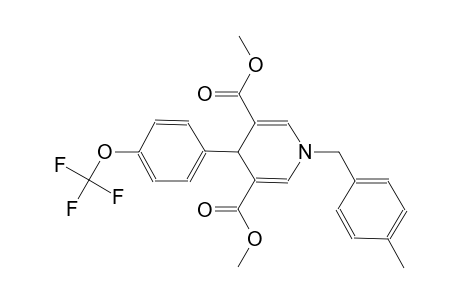 3,5-pyridinedicarboxylic acid, 1,4-dihydro-1-[(4-methylphenyl)methyl]-4-[4-(trifluoromethoxy)phenyl]-, dimethyl ester