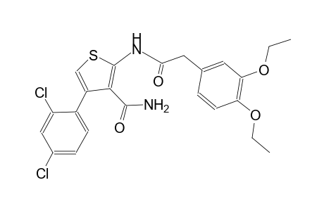 4-(2,4-dichlorophenyl)-2-{[(3,4-diethoxyphenyl)acetyl]amino}-3-thiophenecarboxamide