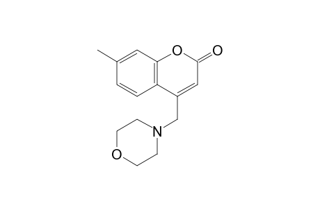 7-Methyl-4-(4-morpholinylmethyl)-1-benzopyran-2-one
