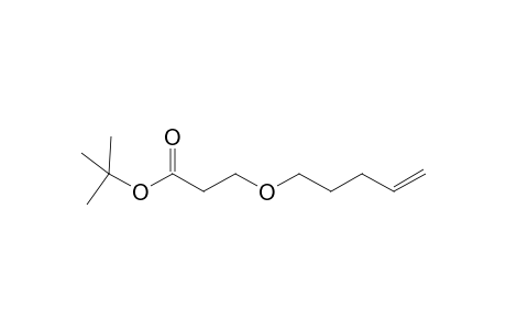 3-Pent-4-enoxypropanoic acid tert-butyl ester