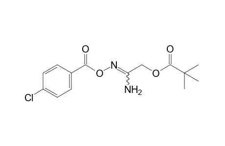 O-(p-chlorobenzoyl)glycolamidoxime, pivalate (ester)
