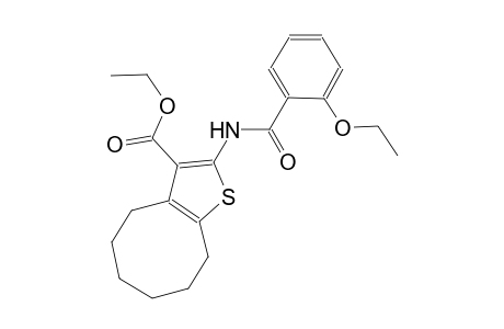 ethyl 2-[(2-ethoxybenzoyl)amino]-4,5,6,7,8,9-hexahydrocycloocta[b]thiophene-3-carboxylate