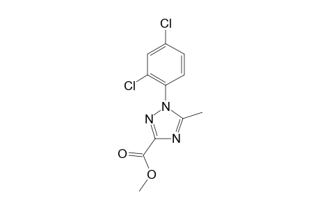 1H-1,2,4-Triazole-3-carboxylic acid, 1-(2,4-dichlorophenyl)-5-methyl-, methyl ester