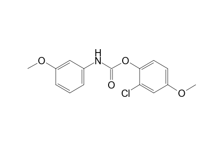 m-methoxycarbanilic acid, 2-chloro-4-methoxyphenyl ester