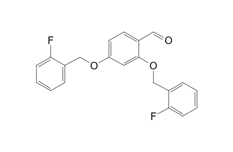 2,4-bis[(2-Fluorophenyl)methoxy]benzaldehyde